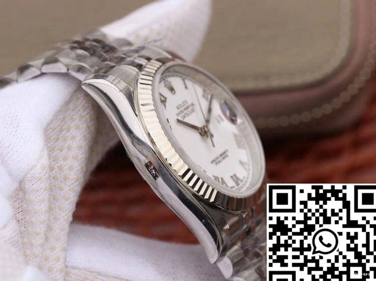 116234 Scale Datejust Dial With AR White Rolex Factory Roman Time 36mm 1229